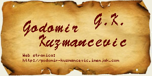 Godomir Kuzmančević vizit kartica
